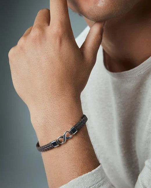 Bracelet tressé marron Viceroy Infinity