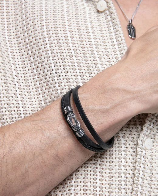 Bracelet Viceroy Multi Cross Noir