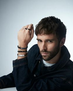 Viceroy Leder- und 9-Karat-Goldarmband