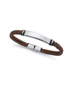 Pulsera Viceroy Trenzada Marrón con placa