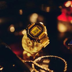 Reloj Anillo Casio CRW-001G Gold