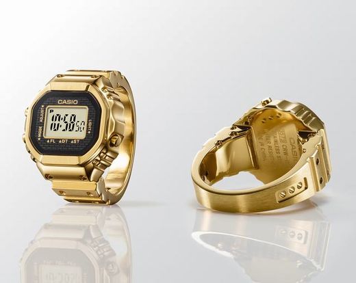 Reloj Anillo Casio CRW-001G Gold