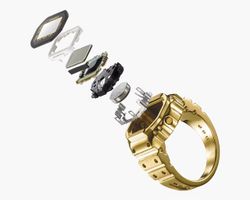 Reloj Anillo Casio CRW-001G Gold
