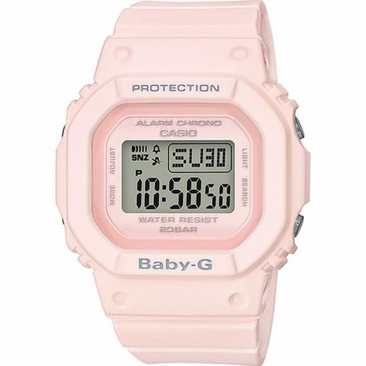 Reloj Baby-G Casio rosa con función despertador