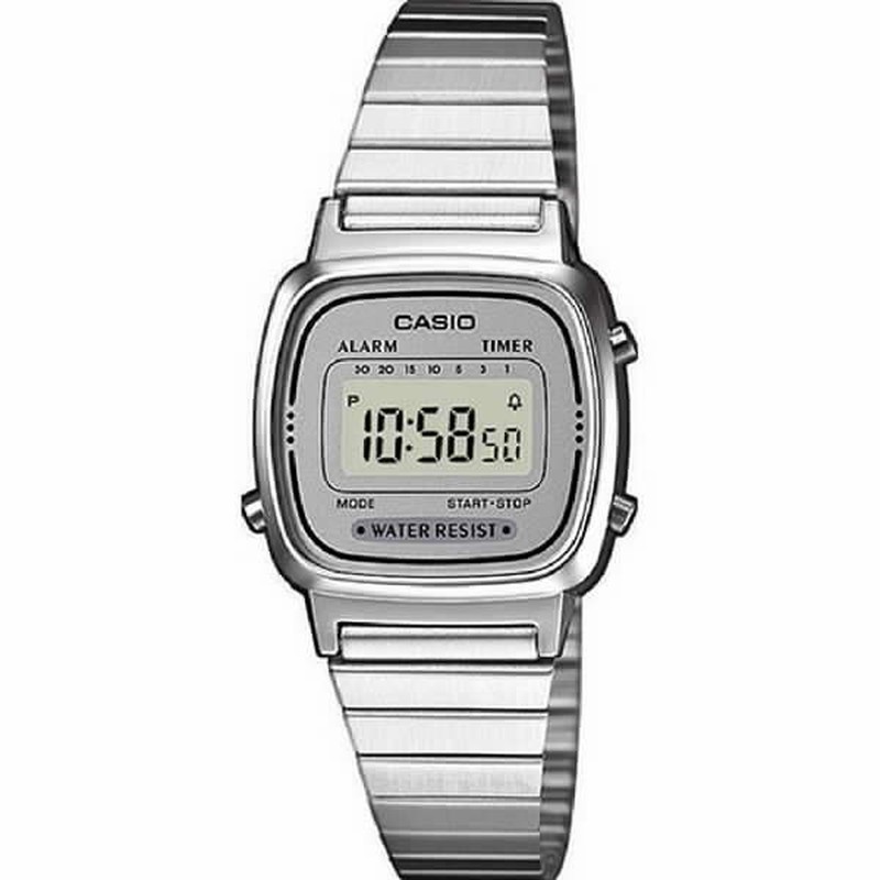 duda Marinero Oscurecer Reloj Casio digital vintage pequeño en acero y esfera gris — Miralles  Arévalo Joyeros