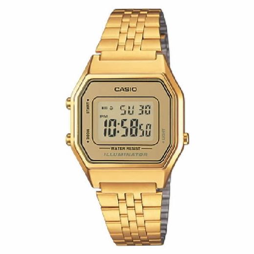 Montre Casio Vintage Digital Medium en or