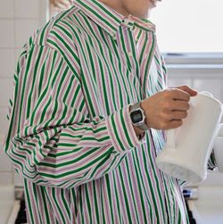 Reloj Casio A168WA unisex digital plateado con esfera negra