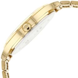 Reloj casio unisex acero Ip dorado con esfera negra