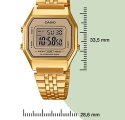 Casio Vintage Digital Medium Golduhr