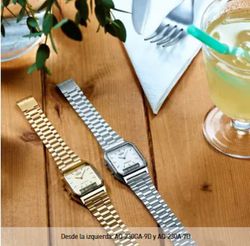 Reloj unisex Casio dorado analógico-digital