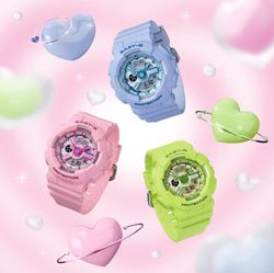 Casio Baby-G BA-110 Uhr in Blau/Pastelllila