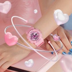 Reloj Casio Baby-G BA-110 en color rosa pastel