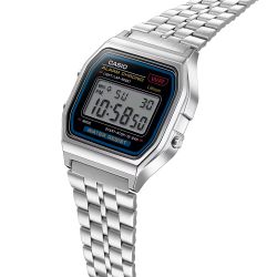 Reloj casio digital A159 unisex con cierre deslizante