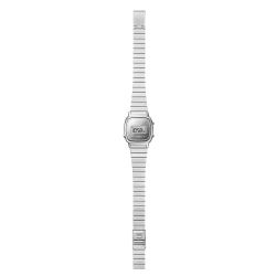 Reloj casio digital pequeño LA670 efecto espejo en acero