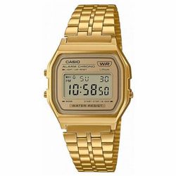 Reloj casio digital unisex dorado con esfera dorada