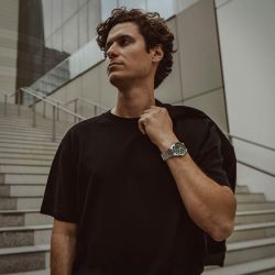 Casio Edifice Automatikuhr EFK-100D mit grünem Zifferblatt