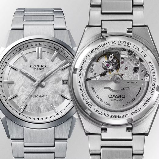 Reloj Casio Edifice Automático EFK-110D con esfera blanca