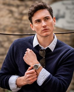 Reloj Casio Edifice Automático EFK-110D con esfera marino