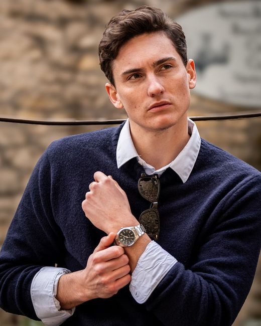 Reloj Casio Edifice Automático EFK-110D con esfera marino