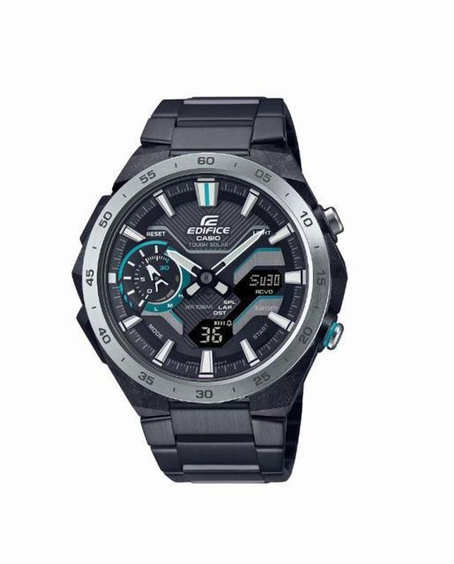 Reloj Casio Edifice Black Green Windflow con Bluetooth® carga