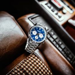 Montre Casio Edifice EFR-575D Chrono Argent Bleu