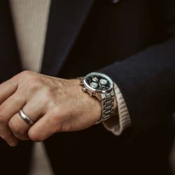 Montre Casio Edifice EFR-575D Chrono Argent Bleu