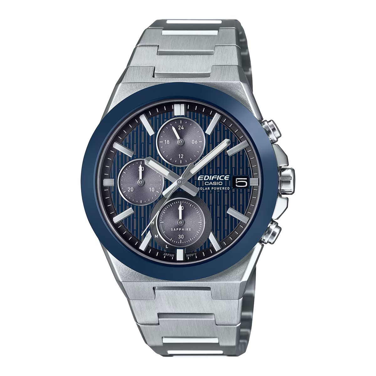 Reloj Casio Edifice EFS-S650DC Solar con bisel cerámico Azul