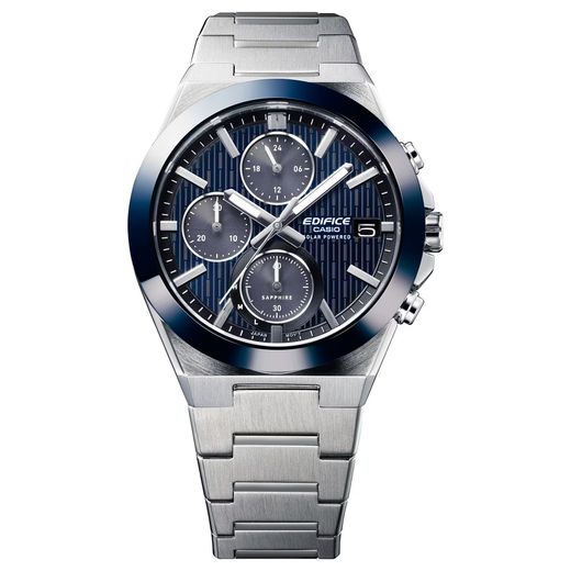 Casio Edifice EFS-S650DC Solaruhr mit Keramiklünette, blau