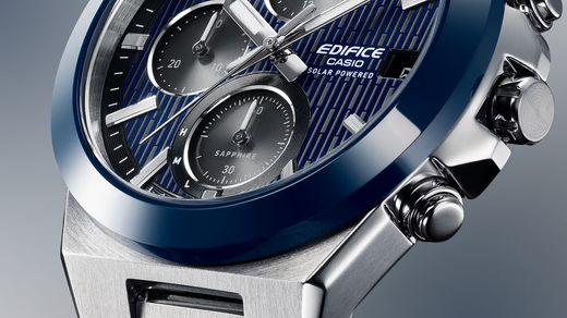 Casio Edifice EFS-S650DC Solaruhr mit Keramiklünette, blau