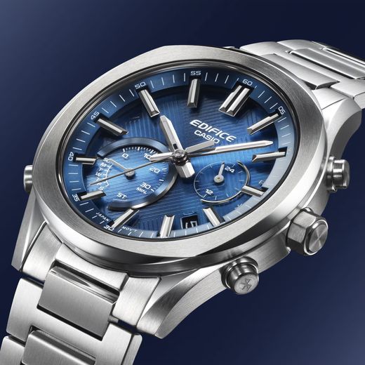 Reloj Casio Edifice EQB-1300 Crono Solar con esfera azul