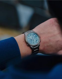 Reloj Casio Edifice EQB-1300 Crono Solar Ip Gris esfera verde