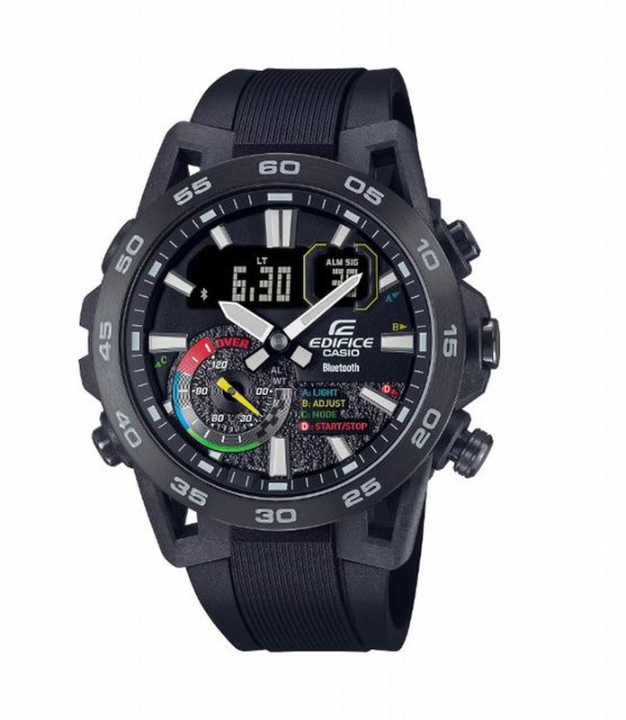 Reloj Casio Edifice para hombre con esfera negra y calendario — Miralles  Arévalo Joyeros