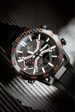 Reloj Casio Edifice Sospensione Solar Red