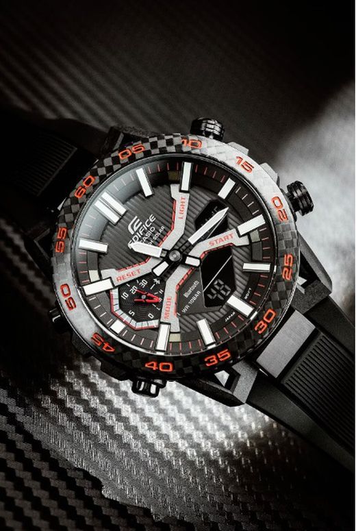 Reloj Casio Edifice Sospensione Solar Red