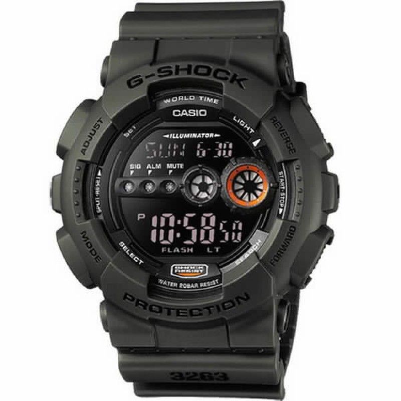 Reloj casio G-shock de hombre con super-auto led ligth GD-100MS
