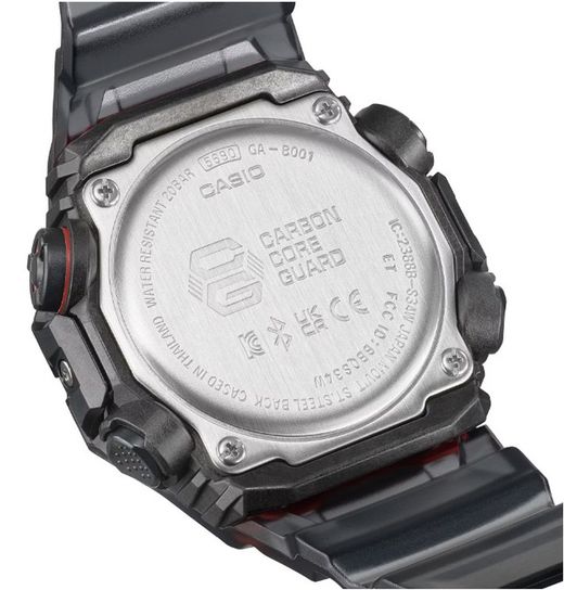 Reloj Casio G-ShockBluetooth en color negro y rojo