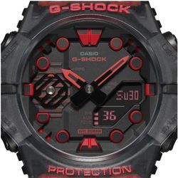 Reloj Casio G-ShockBluetooth en color negro y rojo