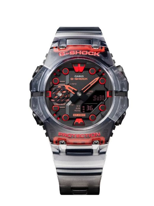 Reloj Casio G-ShockBluetooth en color negro y rojo