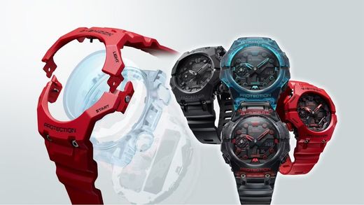 Montre Casio G-Shock Bluetooth® de couleur rouge