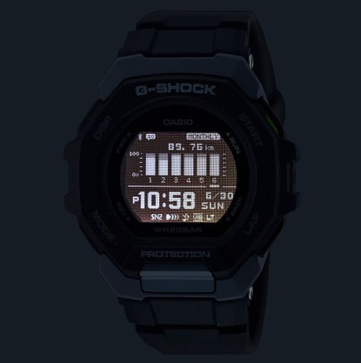 Reloj Casio G-Shock Bluetooth® G-SQUAD GBD-300 Negro