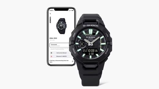 Relógio Casio G-Shock Bluetooth® GBA-950 Preto Contador de Passos