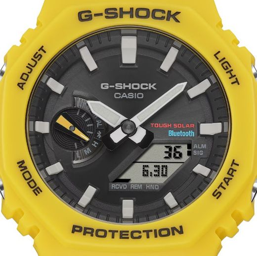 Casio G-Shock Bluetooth® Solaruhr in Gelb
