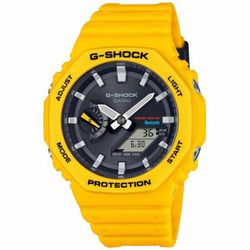 Casio G-Shock Bluetooth® Solaruhr in Gelb