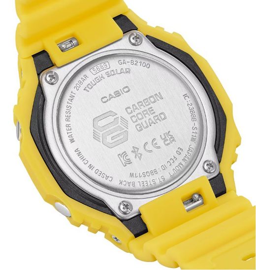 Casio G-Shock Bluetooth® Solaruhr in Gelb