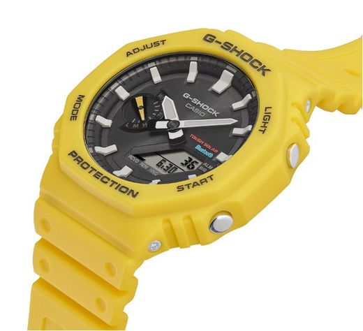 Casio G-Shock Bluetooth® Solaruhr in Gelb