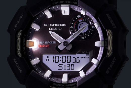 Reloj Casio G-Shock Bluetooth® Solar GA-B010 cuenta pasos en color negro