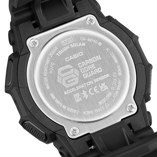 Reloj Casio G-Shock Bluetooth® Solar GA-B010 cuenta pasos en color negro