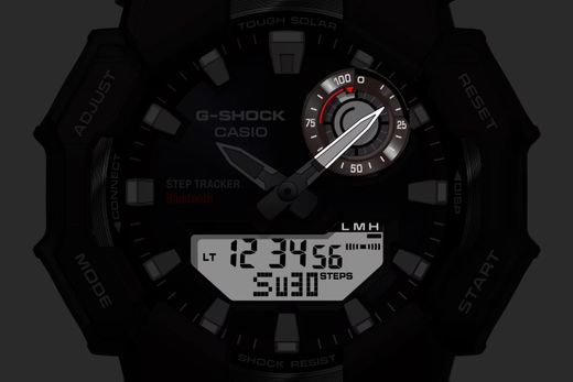 Reloj Casio G-Shock Bluetooth® Solar GA-B010 cuenta pasos en color negro