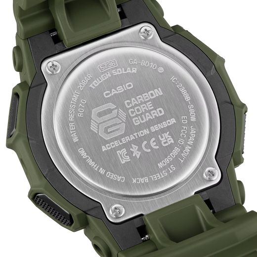 Reloj Casio G-Shock Bluetooth® Solar GA-B010 cuenta pasos en color verde