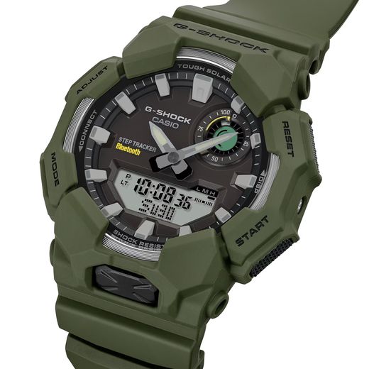 Reloj Casio G-Shock Bluetooth® Solar GA-B010 cuenta pasos en color verde